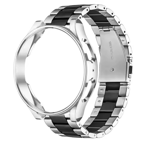 Band+Case for Samsung Galaxy Watch 6 5 4 44mm 40mm Classic 46mm 42mm Stainless Steel Bracelet Galaxy