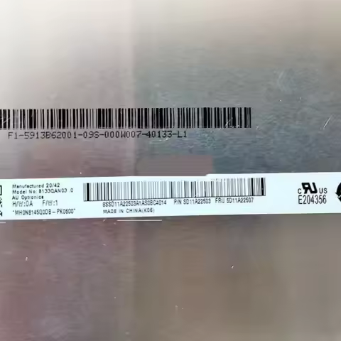 B133QAN03.0 13.3 Inch LCD Screen Laptop Panel 2560X1600
