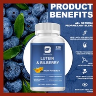 ลูทีน พลัส Lutein Plus Grape Seed Extract Bilberry Extract and Goji Berry 600 มิลลิกรัม 120 แคปซูล ว