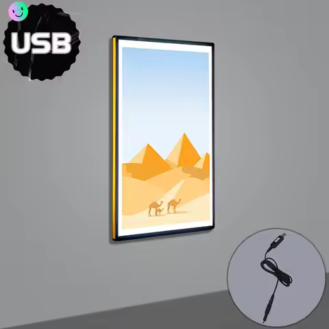 A4A3A2 hotel led menu board advertising menu back light picture frames