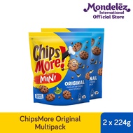 [Bundle of 2] ChipsMore! Mini Cookie Multipack [Original/ Double Chocolate/ Hazelnut/ Oats Original/ Oats Double Chocolate] (224g)