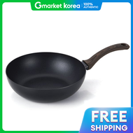 Black Chic Induction Compatible Wok Pan 28cm Frying Pan Set Frying Pan Induction Deep