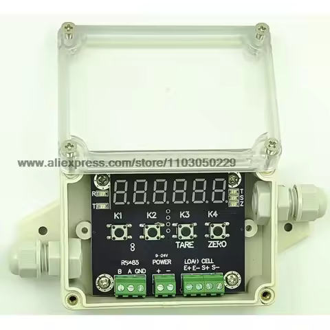 DL101D RS485 Digital Weighing Scale with Digital Tube Display RS485 Supports ASCII and MODBUS-RTU.