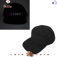 FKILLA LED Baseball Cap, Outdoor Bluetooth LED Hat Party Customizable Display Hat Bluetooth Smart Ha
