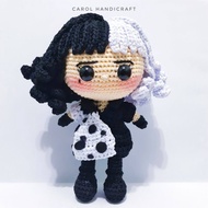 Amigurumi Cruella de Vil Knitted Doll