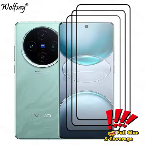 Full Cover Whole Glue Screen Protector For Vivo X100S Tempered Glass For Vivo X100S X100 S Glass For