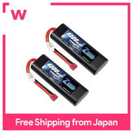 Zeee Zeee 2S lipo battery lipo battery 4000mAh 7.4V 50C with T plug RC battery RC product battery for RC car RC truck etc 2 pack