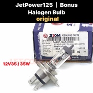 SYM JET125 HALOGEN BULB ( ORIGINAL ) 34901-SA5-0000 / JET POWER 125 HEAD LIGHT BULB MENTOL HEAD LAMP