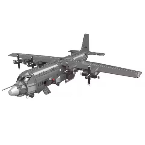 AC130 Gunship Airplane Model Kits, C130 / C 130 Hercules Military War Aircraft (1713 PCS) Planes and