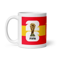 2026 World Cup Mug Souvenir Custom Mug World Cup Glass 2026 Spain World Cup