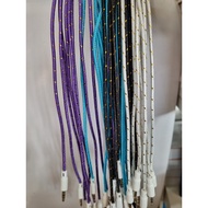 Aux Audio Cable 1x1 Shoelaces Male to Male 3.5mm 80cm