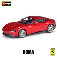 Bburago 1:24 Ferrari Purosangue Enzo Monza SP1 488 Pista SF90 ROMA Alloy Luxury Vehicle Diecast Cars
