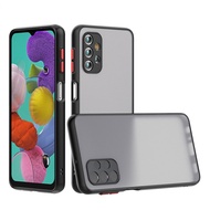 Transparent Shockproof Bumper Phone Cover For Samsung Galaxy A25 A55 A35 A73 A72 A71 A70 A54 A53 A52 A51 A50 A42 A34 A33 A32 A31 A30 A24 A23 4G 5G Soft Scrub Phone Case