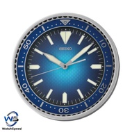 Seiko QXA791A Quite Sweep Lumibrite Blue Diver Bezel Design Analog Quartz Wall Clock