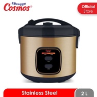 COSMOS Rice Cooker 2 Liter Panci Stainless Steel CRJ 9308 / Magic Com