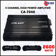 ♫ Caliber 4 Channel High Power Amplifier CA-7040 4-Channel 2600Watts Car Power Amp Amplifier Suitable For Car