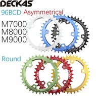 Deckas 96BCD Chainring Round 32T 34T 36T 38 96 BCD for Shimano M7000 M8000 M9000 Cycling Bike Bicycl