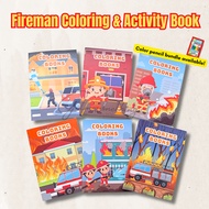 [SG Seller] Fire Fighter Fire Engine Colouring Book