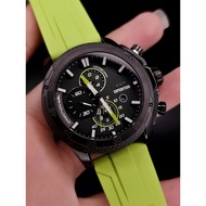 EXP Expedition E6810 6810 Black Holbein Green Rubber Original Men's Watch