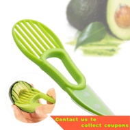 Multifunctional Avocado Cutter Corer Butter Fruit Slicer Peeler Pulp Separator Plastic Knife Kitchen Tools Gadgets Acces