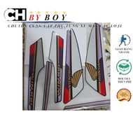 95th generation win car sticker. purple