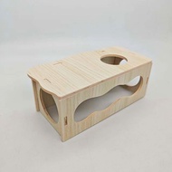 Hamster Hideout Wooden Platform Landscaping Summer Tunnel Type Golden Hamster Budgie House Undergrou