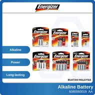 ENERGIZER Alkaline Battery AA AAA AAAA 9V D 1.5V E91 E92 E93 E96 C A23 Battery Energizer Max Long La