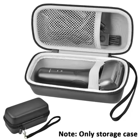 Storage Bag for Panasonic ES-L320W-K LAMDASH 3-Blade Electric Shaver with Mesh Pocket