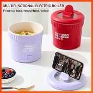 New Mini Home Multi Cooker Electric Hot Pot Ceramic Glaze Liner Cooking Pot Stir and Boil Multifunctional Dormitory Electric Cooking Pot Non stick Easy Cooking Instant Noodle Bowl