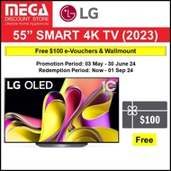 LG OLED55B3PSA 55" OLED 4K B3 SMART TV WITH FREE $100 GROCERY VOUCHER+SWIVEL WALL MOUNT