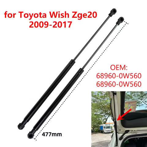 2Pcs 68960-0W560 Car Rear Trunk Boot Tailgate Gas Struts Lift Support Rod Bars for Toyota Wish ZGE20