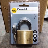 Yale Essential Series Indoor Brass Standard Shackle Padlock - YE1/50/126 (50mm)