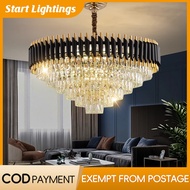 (Including freight) Crystal Living Room Pendant Light LED Modern Bedroom Ceiling Lamp Home Dining Ro