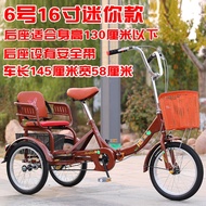 New Rickshaw Pedal Bicycle Adult Double Seat Tricycle