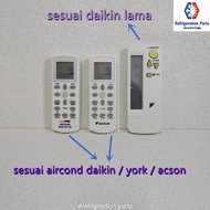 CZ Daikin Alat kawalan jauh aircond jenis lama / baru pengawal 大金冷气遥控器 新款 旧款 Daikin aircond remote control old /new type