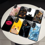 For Honor 70 FNE-AN00 FNE-NX9 Honor70 Phone Casing Beautiful Flower Cute Cat Dog Back Cover New Desi