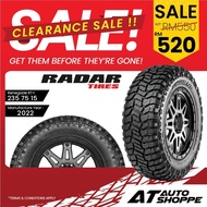 (Clearance Year 2022) Radar Renegade RT+ 15" Tyre LT 235 75 R15 4X4 4WD Tire (1 Piece)