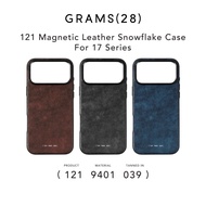 Grams(28) 121 Magnetic Leather Snowflake Case for 17 Series