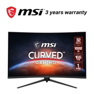 MSI Optix G321CQP 32” 2560x1440(WQHD),165Hz,1ms,VA,1000R,Anti-Glare,FreeSync,Curve Gaming Monitor