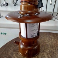 lampu petromaks kayu jati