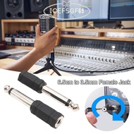 IOEFSGF69 6.35mm to 3.5mm Plug, Adapter Mono 6.5cm to 3.5mm Female Jack, Microphone Jack Converter C