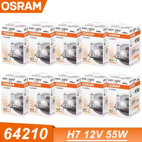 OSRAM CLASSIC 64210 H7 12V 55W PX26d Standard Hi/lo Beam Car Lamp 3200K White Halogen Light Car Head