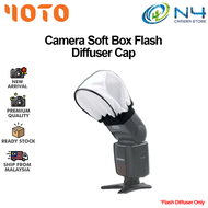 FOTO Camera Soft Box Flash Diffuser For DSLR Camera Flash Reflector Bounce Diffuser Cap For On or Of