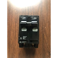 (new 100%) 60A 2-pole circuit breaker