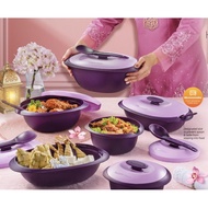 Set Hidangan Tupperware Serving Set Mangkuk Hidangan Jug Air Pitcher Set Pinggan Mangkuk Purple Set 