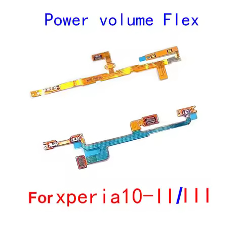 Original Power Volume Flex Cable Power Button Ringer Adjustment Key Replacement Repair Parts For Son