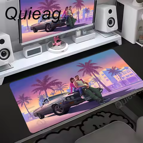 GTA Grand Theft Auto Online Game Theme Mouse Pad Large Extended Desk Mat Waterproof Cloth Surface An