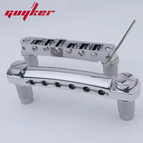 Tune-O-Matic LP SG Electric Guitar Bridge +Guitar Stop Bar Tailpiece with Anchors And Studs for LP S