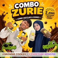 (COMBO AI TEAM) N.A Chocojar & Brookies Coklat Gelap Biskut Dark Chocolate 50gram per pack