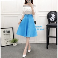 Chân váy xòe kèm belt chất vải đẹp phom dáng chuẩn